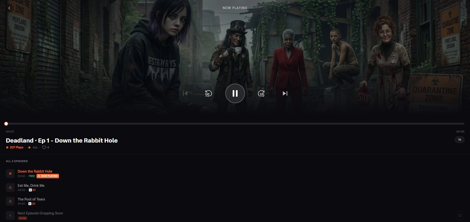 Character AI Labs interface and options