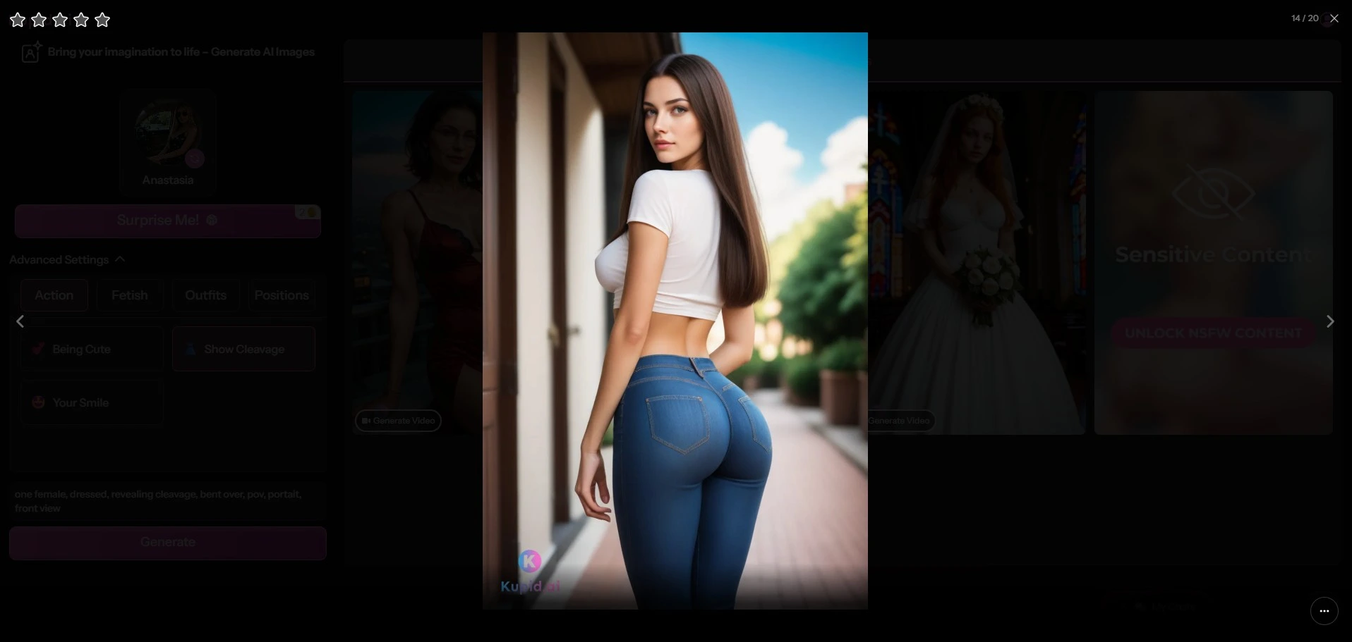 Kupid AI Review — example of a generated image