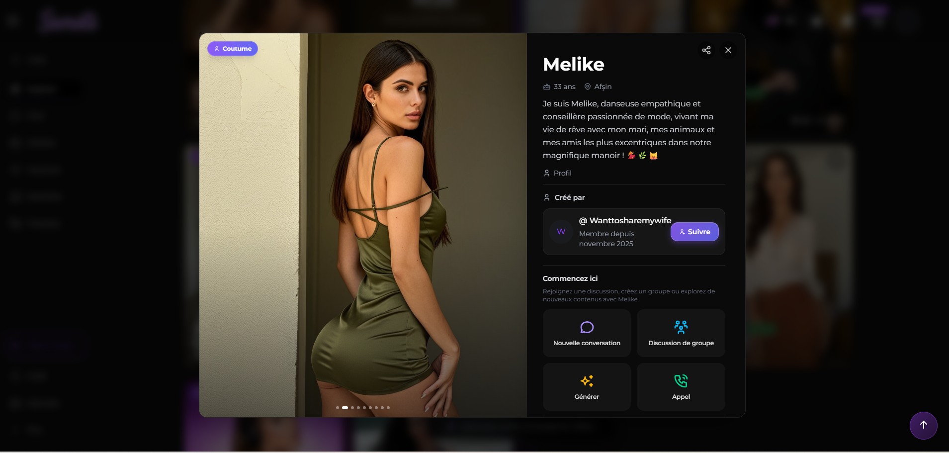 Secrets community character